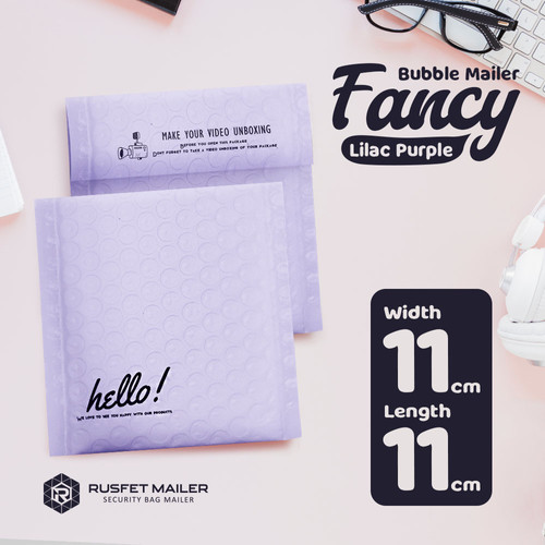 [EZO.9200366] Amplop Bubble Mailer Bag 11x11cm Bubblewrap Polybubble Envelope RUSFET