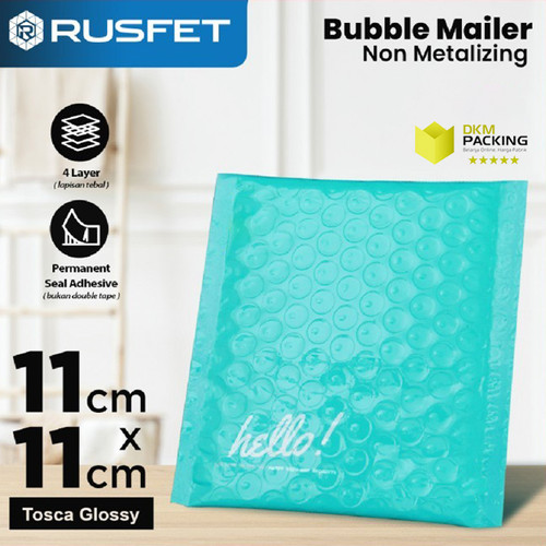 [EZO.9200367] Amplop Bubble Mailer Bag 11x11cm Envelope Polybubble Bubblewrap RUSFET