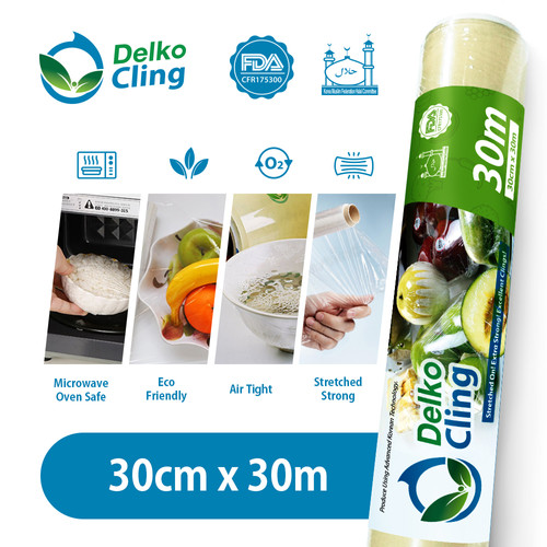 [EZO.9200431] Plastik Bungkus Makanan Cling Wrap FOOD GRADE Wrapping FDA DELKOCHOICE