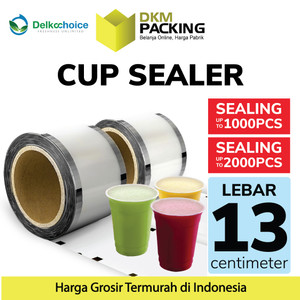 [EZO.9200447] PLASTIK LID ROLL CUP SEALER PRESS TUTUP SEGEL GELAS MINUM DELKOCHOICE