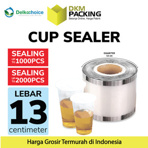 [EZO.9200449] PLASTIK LID CUP SEALER PRESS TUTUP SEGEL GELAS MINUM ROLL DELKOCHOICE