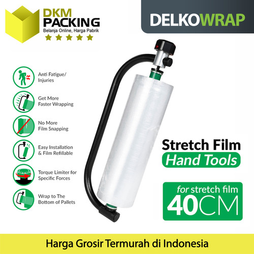 [EZO.9200514] Dispenser Gagang Hand Tools Plastik Wraping Stretch Film Bolt Roller