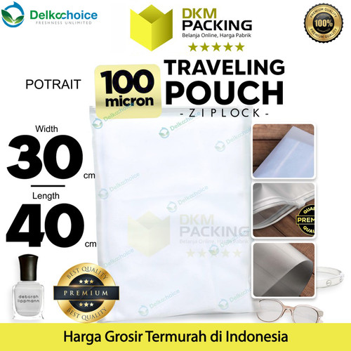 [EZO.9200592] PREMIUM Travel Organizer 30x40 Traveling Pouch Zipper Bag Delkochoice