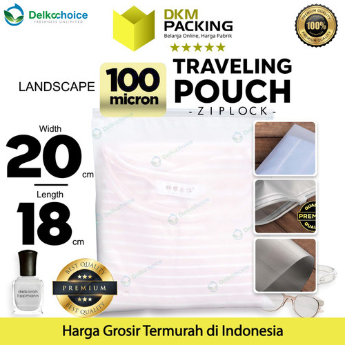 [EZO.9200594] PREMIUM Travel Organizer 20x18 Traveling Pouch Zipper Bag Delkochoice