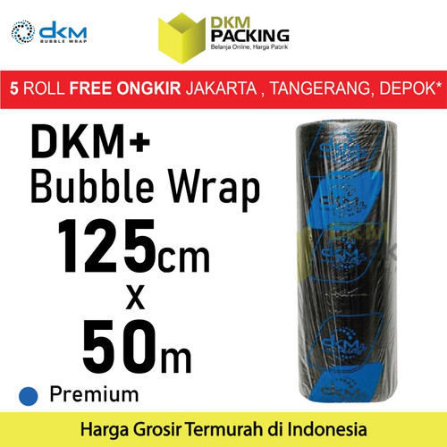 [EZO.9200638] BubbleWrap DKM PLUS 50cm Plastik Bubble Wrap BERWARNA TERMURAH / ROLL