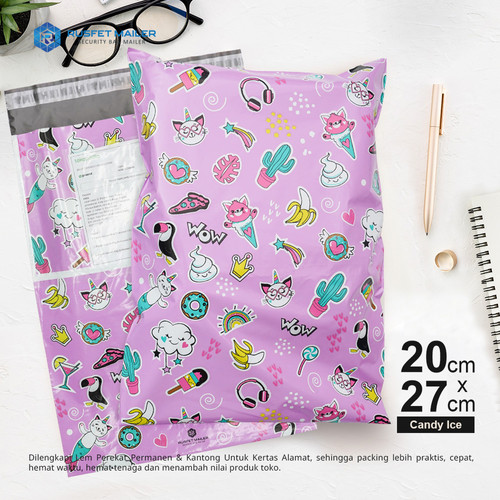 [EZO.9200701] Polymailer MEDIUM Amplop Plastik Packing Sedeng Polimailer / SATUAN