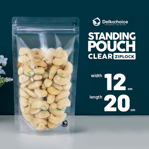 [EZO.9200844] Standing Pouch 12cm DELKOCHOICE Plastik Klip Kemasan Sealer Makanan