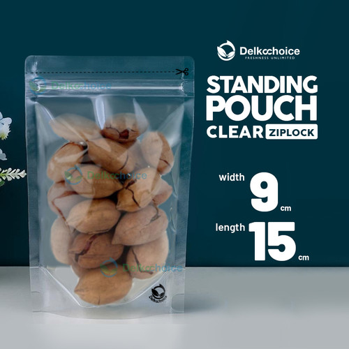 [EZO.9200849] Standing Pouch 9 & 10cm XTRA SMALL DELKOCHOICE Plastik Kemasan Makanan