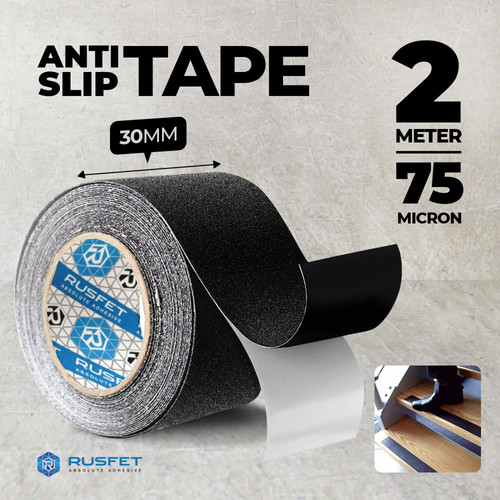 [EZO.9201102] Lakban SAFETY / SECURITY MARKING TAPE RUSFET PREMIUM TERMURAH SATUAN