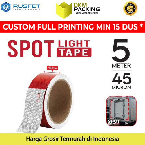 [EZO.9201104] Lakban SPOT SCOT LIGHT 48mm x 2m REFLECTIVE SECURITY SAFETY TAPE /PCS
