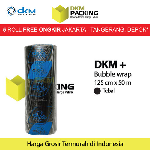 [EZO.9201141] Bubblewrap 125cm x 50m Plastik Bubble Wrap HITAM BUBLE PREMIUM /ROLL