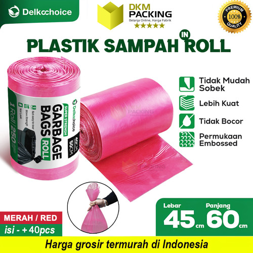 [EZO.9201177] KANTONG PLASTIK SAMPAH TEBAL HITAM JUMBO TERMURAH SATUAN