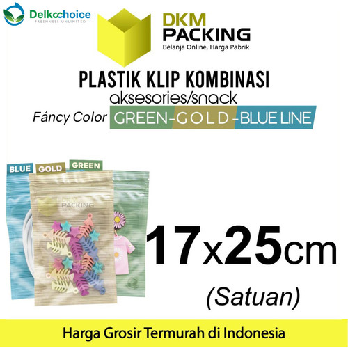 [EZO.9201282] ZIPLOCK BAG 17x25cm PLASTIK KLIP KEMASAN AKSESORIS DELKOCHOICE PREMIUM