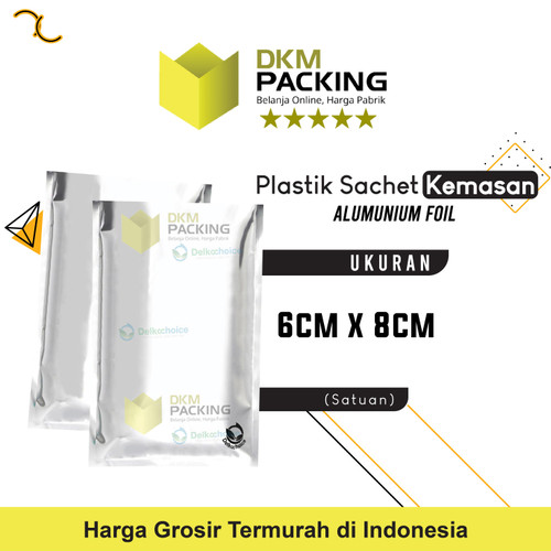 [EZO.9201376] PLASTIK SACHET BAG FULL & TRANSMETZ CLEARMETZ KEMASAN SASET FOIL
