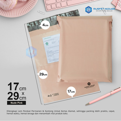 [EZO.9201485] Polymailer 17x25cm PREMIUM Colour Polos Plastik Packing Olshop SATUAN