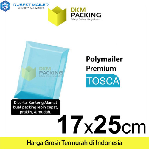 [EZO.9201550] Polymailer TOSCA 17x25cm Amplop Plastik Packing Olshop PREMIUM/ SATUAN