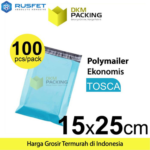[EZO.9201553] Polymailer PACK TOSCA 15x25cm Amplop Plastik Packing Olshop EKONOMIS