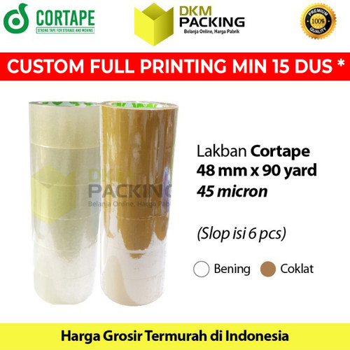 [EZO.9201576] Lakban 48mm x 90yard Plakban Isolasi OPP Tape TERMURAH / SELOP