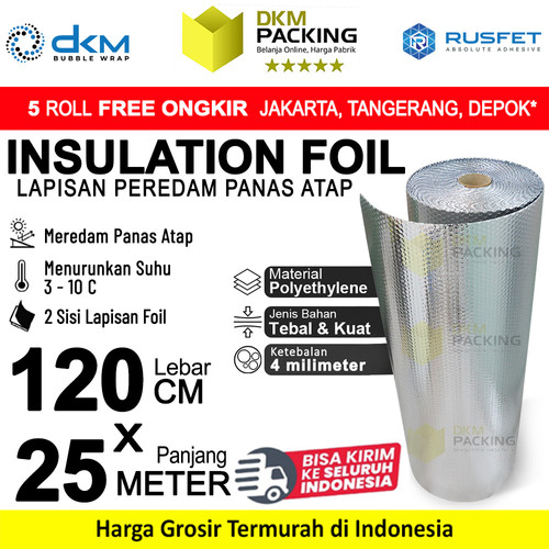 [EZO.9201742] Bubblewrap 125cm x 50m Plastik Bubble Wrap BUBLE TERMURAH /ROLL