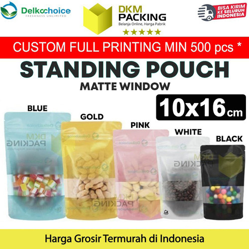 [EZO.9202042] Plastik Klip Kemasan Variasi Ukuran 10cm Standing Pouch Sealer Makanan
