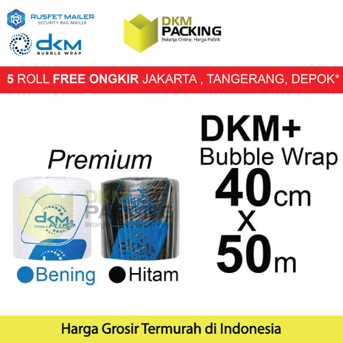 [EZO.9202062] KARGO Plastik Bubblewrap 40cm x 50m Bubble Wrap Roll DKM PLUS
