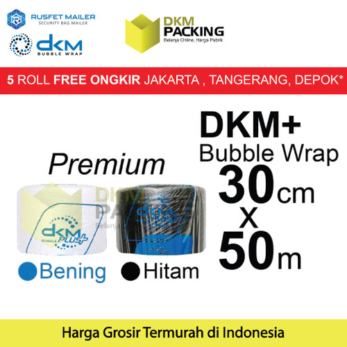 [EZO.9202063] Plastik Bubblewrap 30cm x 50m Bubble Wrap Roll DKM PLUS KARGO