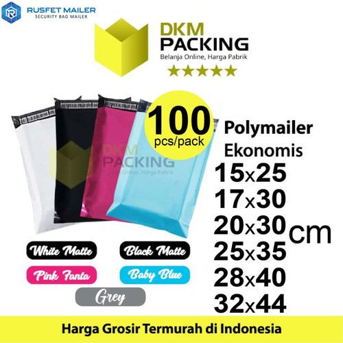 [EZO.9202098] Polymailer PACK TERMURAH Amplop Plastik Packing Online Shop EKONOMIS