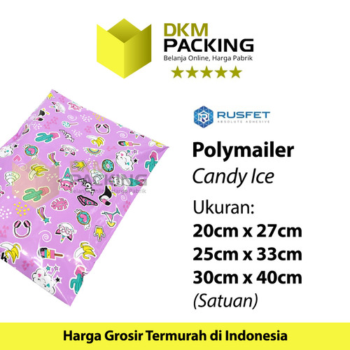 [EZO.9202266] Amplop Plastik Packing Medium Sedang Polymailer Polimailer /SATUAN