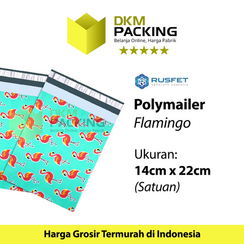 [EZO.9202268] Amplop Plastik Packing 14x22cm Polimailer Rusfet Polymailer /SATUAN