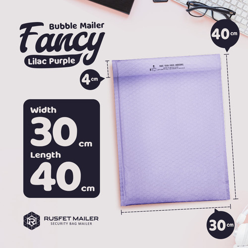 [EZO.9202274] AMPLOP BUBBLE MAILER 30x40cm WRAP ENVELOPE RUSFET PREMIUM /SATUAN