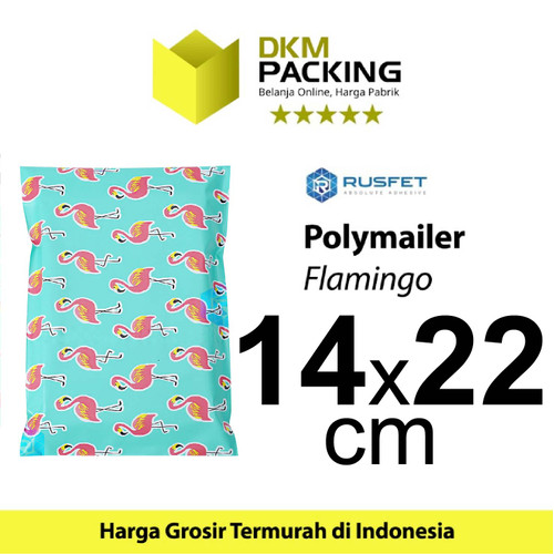 [EZO.9202311] Polymailer Polimailer Amplop Plastik Packing Motif Flamingo /SATUAN