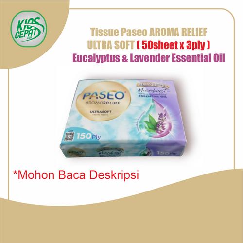 [EZM.1120035] Tissue PASEO AROMA RELIEF ULTRA SOFT 150ply (50Sheet x 3Ply)