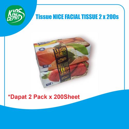 [EZM.1120309] Tissue NICE Facial 400s (Kemasan 2 x 200s)