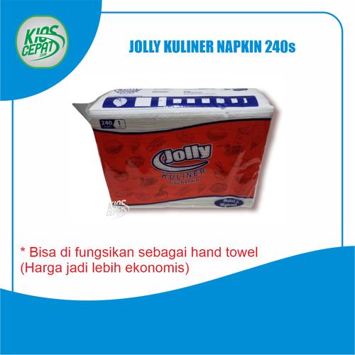 [EZM.1120003] [SUPER MURAH] Tissue JOLLY Kuliner Napkin 240s (Bisa Buat Hand Towel)