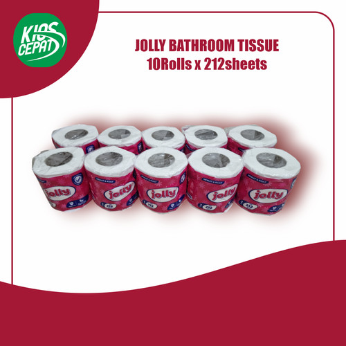 [EZM.1120357] Tissue JOLLY TOILET BATHROOM 200s 1Pack isi 10Rolls