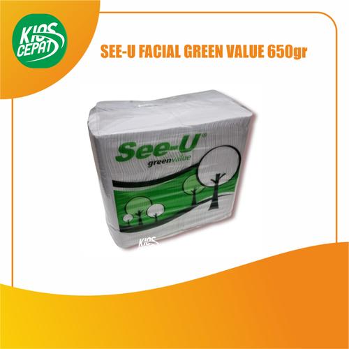 [EZM.1120074] Tissue SEE-U Facial GREEN VALUE 650gr