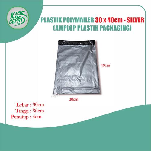 [EZM.1120378] Plastik Polymailer 30 x 40cm - SILVER (Amplop Plastik Packaging)