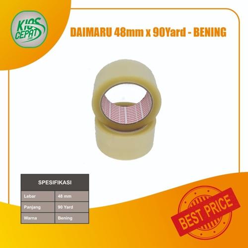 [EZM.1120192] [TC] Lakban DAIMARU Bening (48mm x 90Yd)