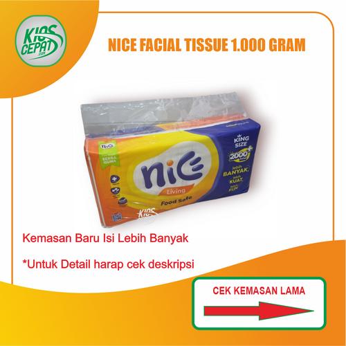[EZM.1120213] Tissue NICE Facial 1000Gram / 2000ply (2ply/sheet)