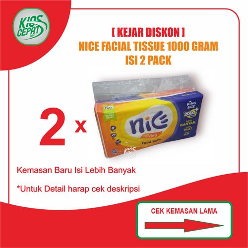 [EZM.1120220] [KEJAR DISKON] Tissue NICE Facial 1000Gram ISI 2 PACK