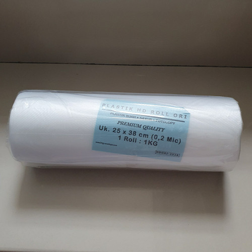 [EZM.1120225] Plastik HD ROLL / Plastik Buah / Plastik Fotocopy Ukuran 25x38cm 1KG