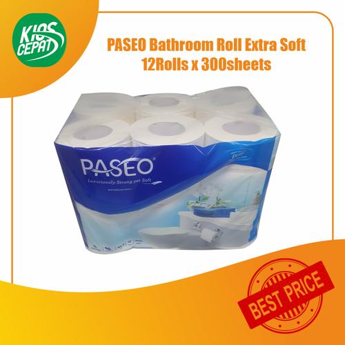 [EZM.1120304] Tissue PASEO Bathroom Roll EXTRA SOFT 12Roll (300sheets - 3ply)