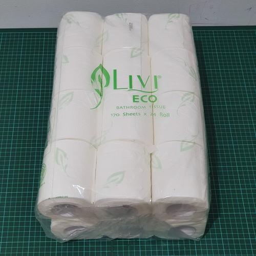 [EZM.1120260] Tissue LIVI Roll Thailand 170s (Tisu Roll) 1PACK isi 24Roll