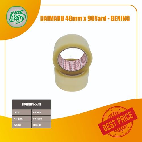 [EZM.1120302] Lakban DAIMARU Bening (48mm x 90Yd)