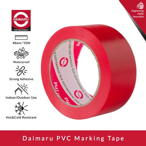 [EZM.1130107] Daimaru PVC Floor Marking Tape 48mmx33M/Lakban Penanda lantai Premium