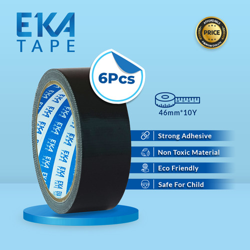 [EZM.1130172] [Dapat 6pcs] Eka Tape Cloth Tape 46mm x 10 Yard
