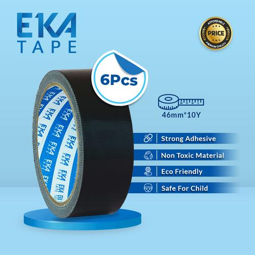 [EZM.1130172] [Dapat 6pcs] Eka Tape Cloth Tape 46mm x 10 Yard
