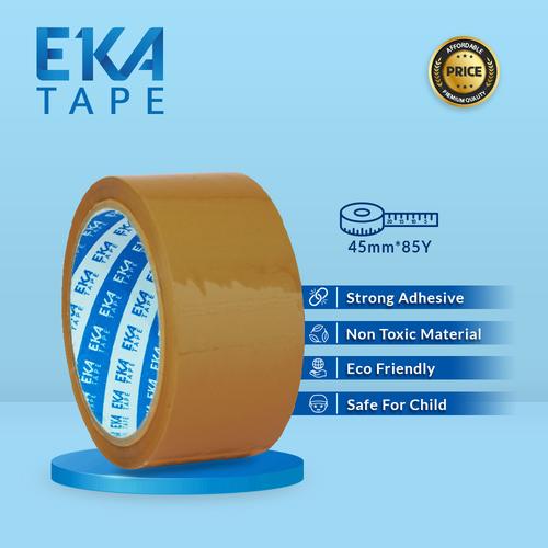 [EZM.1130184] Eka Tape OPP Lakban Coklat 45 mm x 85 Yard