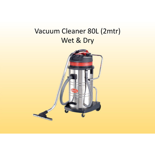 [EZM.0300052] Vacuum Cleaner Stainless 80 Liter (3 MOTOR)