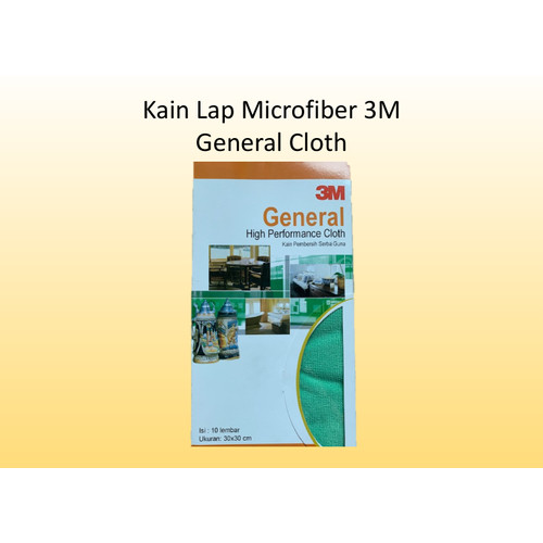 [EZM.0300094] Kain Lap Microfiber merk 3m / General Cloth ukuran 30x30cm